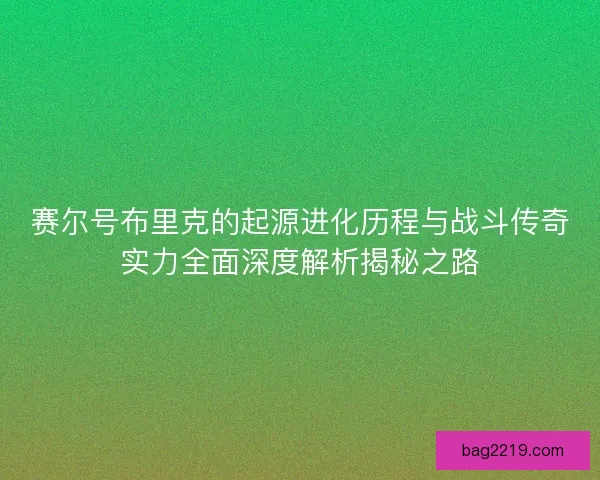 赛尔号布里克的起源进化历程与战斗传奇实力全面深度解析揭秘之路